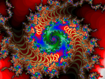 An image taken from a fractals planetarium show